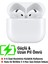 4. Nesil Beyaz Ios Android Uyumlu Kablosuz Bluetooth Kulaklık Yeni Nesil Şeffaf Kılıf Hediyeli 2