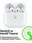 4. Nesil Beyaz Ios Android Uyumlu Kablosuz Bluetooth Kulaklık Yeni Nesil Şeffaf Kılıf Hediyeli 4