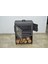 Flamestove FS-041YKST Retro Tek Camlı Şömine Yan Kapaklı Odunluklu 5