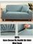 Likrali Streç Lastikli Esnek Yikanabilir Kare Desen Üç Kişilik Kotuk Örtüsü Koltuk Kılıfı Sofa Cove 1
