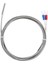 K Type Thermocouple 1 Metre Silindir Tip Başlık Sıcaklık Isı Sensörü 0c / 800C Paslanmaz Çelik Prob K Tip Termostat Kazan Fırın Isıtıcı Endüstriyel Kontrol Su Geçirmez 5