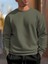 Erkek Haki Oversize Bisiklet Yaka Sweatshirt 1