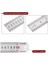 100CM ( 40 Inch ) - Çift Taraflı Paslanmaz Çelik Metal Cetvel - Kalınlık 1.2mm 2