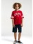 Erkek Çocuk Kırmızı Bermuda Takım Erkek Bermuda Takım Kırmızı Şort Tişört Takım 4