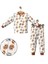 Erkek Çocuk Pijama Takımı Kedi Köpek Desenli Pamuklu 1