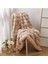 Kalın Baklava Desnli Kabartmalı Tavşan Peluş Tek Kişilik Koltuk Için ( 1ADET) 150*100CM Ölçü (Bej) 1