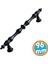 Mobilya Mutfak Dolabı Çekmece Dolap Kulpları Kapak Kulbu Siyah 96 mm Metal Kulp 1