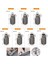 4mm 3 In 1 Çekirdek Matkap Kolu M14 4/5/6/7/8/8/9/10MM Ahşap Delme Kılavuzu Bulucu Raybalama Matkap Kolu Sondaj Kılavuzu Bulucu (Yurt Dışından) 4
