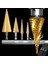 Siyah 3-12 3-12MM 4-12MM 4-20MM Hss Düz Oluk Adım Matkap Ucu Seti Titanyum Kaplamalı Ahşap Metal Delik Kesici Çekirdek Matkap Ucu Seti (Yurt Dışından) 3