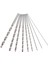 3mm 1 Adet Gümüş Büküm Matkap Ucu 3/4/5/6/7/8/10MM Hss Çelik Matkap Ucu Metal Matkap Yedek 200MM Sondaj Ahşap (Yurt Dışından) 4