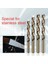 2.0mm 10 Adet 1-20MM Büküm Matkap Ucu M35 Kobalt Içeren Tungsten Çelik Elektrikli Matkap Ucu Süper Sert Alaşımlı Çelik Için Evrensel Delme Seti (Yurt Dışından) 2