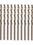 1.5mm 10 Adet 1-5mm M35 Yuvarlak Şaft Hss-Co Kobalt Büküm Matkap Spiral Matkap Ucu (Yurt Dışından) 1