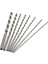 5.2X200MM 2mm/3mm/4mm/5mm/6mm/7mm/8mm Uzunluk 200MM Ekstra Uzun Hss Düz Şaftlı Matkap Ucu Ahşap Alüminyum ve Plastik Uzatılmış Büküm Matkap (Yurt Dışından) 1