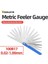 100B17 100B17 Filer Ölçer Metrik Boyut 0.02-1mm Kalınlık Ölçer Seti Valfler Valflerin Yaprakları Ölçüm Probu Boşluğu Için Buji Boşluğu (Yurt Dışından) 4