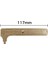 100MM Yüksek Kalite 0-100MM Çift Ölçekli Mini Pirinç Kumpas Saf Bakır Sürmeli Çift Ölçekli Ölçüm Cetveli Taşınabilir Retro (Yurt Dışından) 5