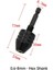 0.6-8mm Siyah Matkap Chuck Adaptörü Anahtarsız Tornavida Darbeli Sürücü Elektrikli Mikro Motor Kelepçe Mini Chuck Fikstürü Hex Shank Matkap Uçları Adaptörü (Yurt Dışından) 1