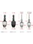Yuvarlak Saplı 3mm Mini Ayna Fikstürü Anahtarsız Hex Shank Hızlı Değişim Dönüştürücü Tornavida Darbeli Sürücü Adaptörü Yüksek Kalite Mini Kendiliğinden Sıkın (Yurt Dışından) 3