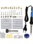 Set-1 110V Us Plug 60W/80W Elektrikli Havya Ayarlanabilir Sıcaklık Ahşap Yakma Oyma Pirografi Kalem Seti Seti 28 In 1 Onarım Aracı (Yurt Dışından) 5