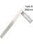 Açı 300MM 250/300MM Alüminyum Kare Cetvel Sağ Açı 90 Torna Cetveli Ağaç Işleme Ölçme Aracı Açı Kare Cetvel Öğrenci Marangoz (Yurt Dışından) 1