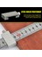 Gümüş 26MM Karbon Çelik Cetvel Limit Blok Dıy Ölçme Araçları Metal Cetveller Pozisyoner Ayarlanabilir Scriber Çizgi Işaretleme Ölçer Ağaç Işleme Için (Yurt Dışından) 2