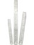 Cetvel 200MM 1 Adet Düz Kenar Çift Taraflı Ölçekli Metal Cetvel Yüksek Kaliteli Paslanmaz Çelik Ağaç Işleme Çizim Ölçme Araçları 0-15/25/30MM (Yurt Dışından) 3