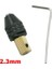 Model B 2.35MM 2.35MM/3.175MM Mini Elektronik Matkap Chuck Ucu Anahtarsız Matkap Ucu Chuck Sıkma 0.5-3.2mm Şaft Mili Adaptörü Araçları Matkap Chuck (Yurt Dışından) 1