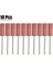 Pembe 10 Adet Elmas Taşlama Kafası Aşındırıcı Parlatma Ucu 8mm Tekerlek 2.35MM Shank Taş Parlatma Döner Aracı Öğütücü Aksesuarları (Yurt Dışından) 1