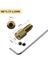 M8 2mm Pirinç Bakır Matkap Ayna Mili Ayna Kelepçesi Bağlantı Matkap M8-2/2.3/3.17/5mm Mini Çubuk Kendiliğinden Sıkma Dayanıklı (Yurt Dışından) 1