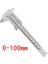 0-100MM Beyaz 0-80MM 0-150MM Çift Kurallı Ölçekli Plastik Sürmeli Kumpas Ölçüm Öğrenci Mini Aracı Cetvel Штангенциркуль 0-100MM (Yurt Dışından) 1