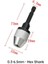0.3-6.5mm Gümüş Matkap Chuck Mini Altıgen Şaft Anahtarsız Elektrikli Mikro Motor Kelepçe Tornavida Darbeli Sürücü Adaptörü Matkap Uçları Aksesuarları (Yurt Dışından) 1