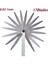 0.02-1.00 mm Boşluk 17 Bıçaklı Mesafe Bulucu Feeler Ölçer Vana Feeler Gaugefiller Karbon Çelik Levha Gümrükleme Ölçümü Için (Yurt Dışından) 1