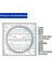 Siyah 1 Adet Çok Fonksiyonlu Çizim Mimar Stereo Geometri Elips Çizim Ölçeği Cetvel Ölçme Aracı (Yurt Dışından) 5