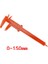 0-150MM Turuncu 0-80MM 0-150MM Çift Kurallı Ölçekli Plastik Sürmeli Kumpas Ölçüm Öğrenci Mini Aracı Cetvel Штангенциркуль 0-100MM (Yurt Dışından) 1