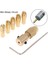4.05MM Mini Chuck 7 Adet 0.5-3mm Matkap Chuck Pensetler Mini Araçlar Için Hızlı Chuck Seti Bakır Matkap Klasörü Bakır Kapak Eksen Matkap Pens Anahtarı ile (Yurt Dışından) 2