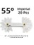 55 Derece Inç 55/60 Derece Konu Tapa Ölçer Metrik Imperial Dişli Diş Vida Pitch Göstergeleri Karbon Çelik Ölçme Aracı Dokunun Diş Ölçümü (Yurt Dışından) 1