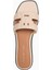 Logo Strap Mule Flat Sandalet 4