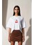 Leopar Desenli Kiraz Baskılı Özel Tasarım Pamuklu Oversize Tshirt 1