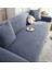 Likrali Streç Lastikli Esnek Yikanabilir Kare Desen Üç Kişilik Kotuk Örtüsü Koltuk Kılıfı Sofa Cove 1