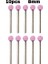 8mm 10 Adet 3mm Shank Top Şeklinde Seramik Taşlama Kafası Taşlama Çapak Tekerlek Taşlama Mobilya El Sanatları Döner Aletler (Yurt Dışından) 1
