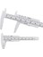 Beyaz 80MM Mini Plastik Sürgülü Sürmeli Kumpas Ölçer Ölçü Aracı Cetvel Mikrometre Doğru Ölçüm Aracı Standart Sürmeli Kumpas (Yurt Dışından) 1