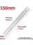 Çelik Cetvel 150MM Metal Cetvel Paslanmaz Çelik Açı Cetvel Çelik Kural Kare Ölçü Goniometro Seviye Aracı Açı Ölçer Ağaç Işleme Aletleri 15/20/30MM (Yurt Dışından) 1