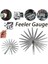 17 Bıçak 0.02-1mm Bıçak Feeler Ölçer Açıklık Dolum Miktarı Metrik Vana Shim Keçe Ölçer Probu Fark Ölçüsü 0.02-1mm Ölçü Aracı (Yurt Dışından) 5