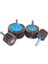 40MM 1 Adet Zımpara Kesme Diski Taşlama Bit 80 Grit 25/30/40/50MM Döner Alet Elektrikli Öğütücü Güç Parlatma Aracı Aksesuarları (Yurt Dışından) 4