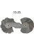 R26-80 Yarıçap Şablonu R Ölçer R1-6.5/R7-14.5/R15-25 /R26-80 Yarıçap Ölçer Plaka Fileto Ölçer Ölçme Aracı Ölçme Aralığı (Yurt Dışından) 2