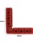 Tek Kırmızı 15X15CM 150/100MM Kare Cetvel Alüminyum Alaşımlı Işaretleme 90 Derece Sağ Açı Cetvel L Tipi Taşınabilir Hassas Kare Delik Konumlandırma (Yurt Dışından) 1