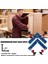 Tek Kırmızı 15X15CM 150/100MM Kare Cetvel Alüminyum Alaşımlı Işaretleme 90 Derece Sağ Açı Cetvel L Tipi Taşınabilir Hassas Kare Delik Konumlandırma (Yurt Dışından) 4