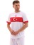 K0140 Türkiye Milli Takım Forması Beyaz (TEK KELİME ISİM VE NUMARA YAZILIR) 3