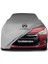 Citroen Ds4 (2011 - 2015) Gri Kumaş Araba Branda Logolu Kumaş Araba Brandası Penye Oto Branda 1