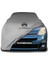 Citroen Berlingo 2 (2008 - 2018) Gri Kumaş Araba Branda Logolu Kumaş Araba Brandası Penye Oto Branda 1