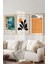 Ahşap Çerçeveli Mdf Tablo Seti Salon ve Oturma Odası Için ÇT3001 1
